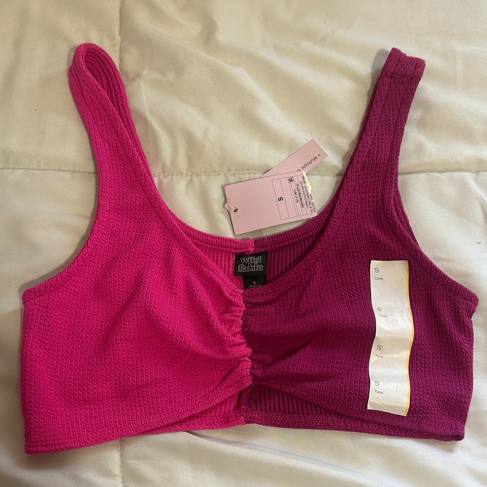 Women's Two-Tone Pink Tank